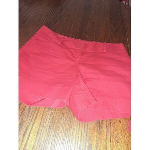 Size 4 The Limited Red Mid Rise Short Shorts Daisy Dukes Hot Pants Shorts Pocket